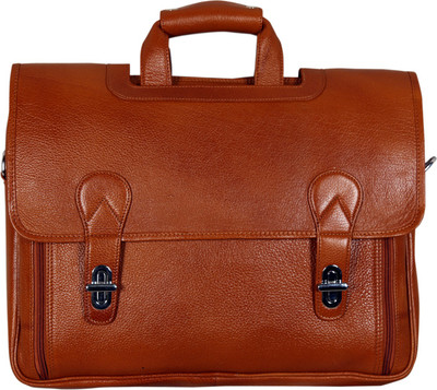 

HYATT 15.6 inch Laptop Messenger Bag(Brown)