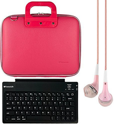 

SumacLife 9 inch Laptop Messenger Bag(Pink)