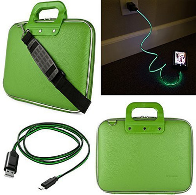 

SumacLife 11 inch Laptop Messenger Bag(Green)