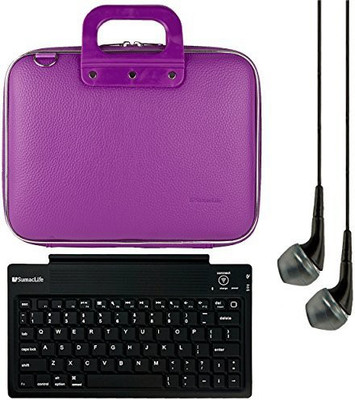 

SumacLife 11 inch Laptop Messenger Bag(Purple)