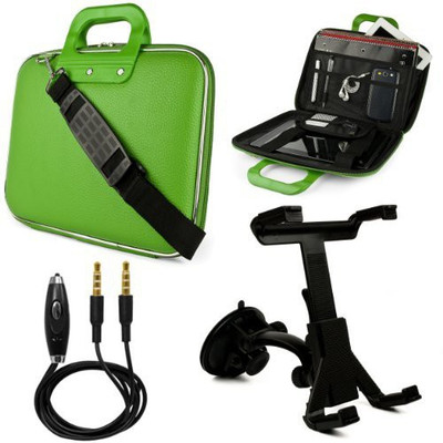 

SumacLife 10 inch Laptop Messenger Bag(Green)