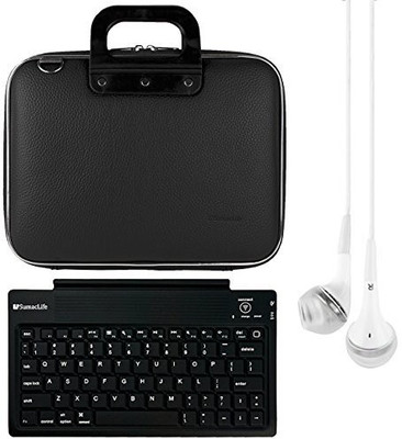 

SumacLife 12 inch Laptop Messenger Bag(Black)