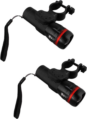 

Asraw Zoomable and detachable LED HeadLight ( PAck of 2 ) LED Front Light(Black)