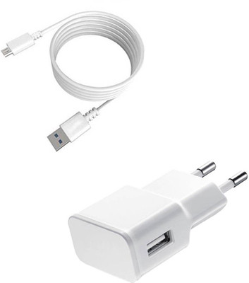 DAKRON Wall Charger Accessory Combo for Asus Zenfone 4 Selfie(White)