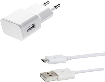 DAKRON Wall Charger Accessory Combo for Panasonic Eluga A3 Pro(White)