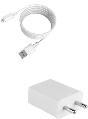 DAKRON Wall Charger Accessory Combo for Asus Zenfone 4 Selfie(White)