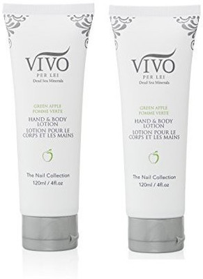 

Vivo Per Lei Green Apple Hand and Body Lotion, Lush AntiAging Cream to Diminish Fine Lines and Deep Wrinkles(120 ml)
