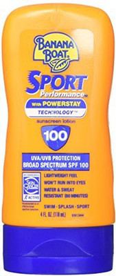 Banana Boat Sport Performance Sunscreen Lotion Spf 100(118.3 ml)