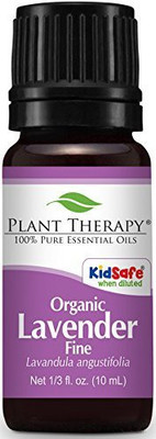 

Plant Therapy Usda Certified Organic Lavender Fine Essential Oil. 100% Pure Undiluted Therapeutic Grade(10 ml)