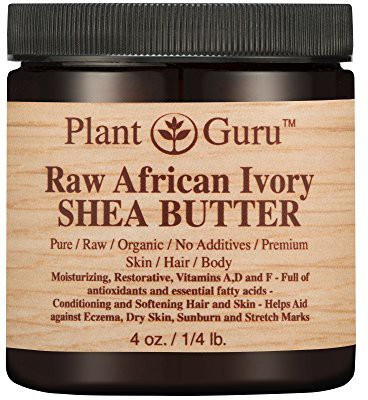 

Plant Guru African Shea Butter Raw Unrefined 100% Pure Natural Organic Ivory Grade Diy Body Butters Lotion(118.3 ml)