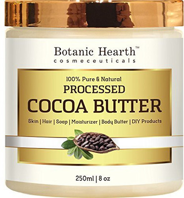 

Botanic Hearth Cocoa Butter from , Processed, 100% Pure & Natural, Premium Grade A,(236.59 ml)