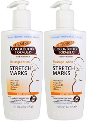 PALMER'S Palmer's, Cocoa Butter Formula, Massage Lotion for Stretch Marks, Body Lotion, 8.5 fl oz - 2pc(250 ml)