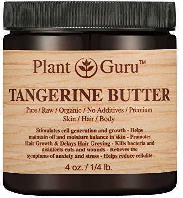 

Plant Guru Tangerine Body Butter 100% Pure Raw Fresh Natural Cold Pressed Skin Body And Hair Moisturizer(118.3 ml)