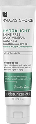 

Paula's Choice Hydralight ShineFree Mineral Complex SPF 30 Mineral Sunscreen with Antioxidants for Sensitive Skin(59.15 ml)