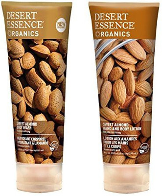 

Desert Essence Sweet Almond Body Wash and Sweet Almond Hand and Body Lotion(236.59 ml)