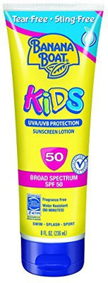 

Banana Boat Kids Tear And Sting-Free Broad Spectrum Sun Care Lotion With Spf 50(236.59 ml)