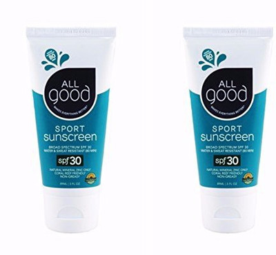 

All Good NEW SPF 30 Sport Sunscreen Lotion, Water Resistant(88.73 ml)