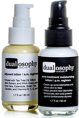 

Dualosophy DualCare Acne Treatment System Organic Tea Tree Oil and 3% Benzoyl Peroxide Lotions.(50 ml)