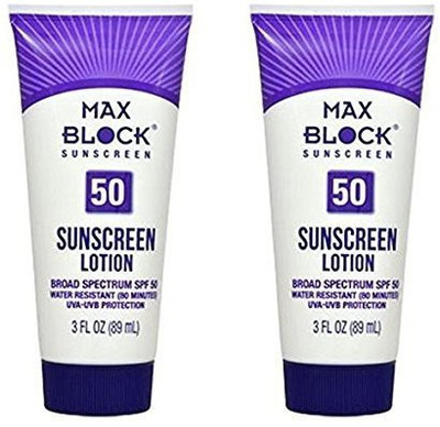 

Max Block 50 Spf Sunscreen Lotion(88.73 ml)