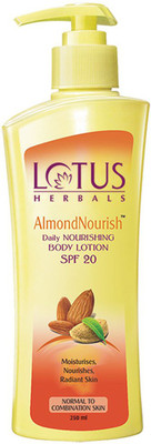 

Lotus Herbals Almond Daily Nourishing Body Lotion Spf 20(250 ml)