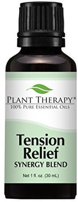 

Plant Therapy Tension Relief Synergy Essential Oil Blend. 100% Pure Undiluted Therapeutic Grade(30 ml)