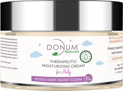

Donum Naturals Cream For Baby Cure Dry Sensitive Skin Therapeutic Moisturizing With Olive Oil Vitamin E Chamomile(50 g)