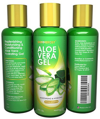 

Shimmercey Aloe Vera Gel Natural Skin Oil Cream Lotion(236.59 ml)