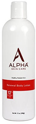 

Alpha Skin Care Renewal Body Lotion With 12% Glycolic Aha FragranceFree And ParabenFree(354.89 ml)