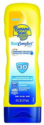 

Banana Boat Sunscreen Sun Comfort Broad Spectrum Sun Care Sunscreen Lotion SPF 30(177.45 ml)