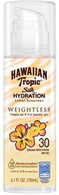 

Hawaiian Tropic Silk Hydration Weightless Sun Care Sunscreen Lotion SPF 30(150.83 ml)