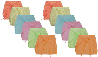 

Tumble Multicolor Cloth Nappy With Tie Knot Pack of 12