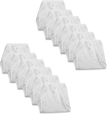 

Tumble White Cloth Nappy With Tie Knot Pack of 12