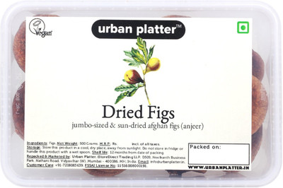 

Urban Platter Jumbo Dried Figs (Anjeer) Figs(500 g, Box)