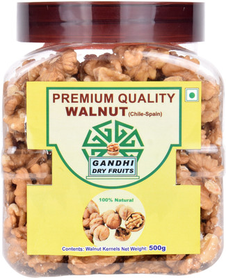 

gandhi dry fruits Premium Quality Walnuts Walnuts(500 g, Plastic Bottle)