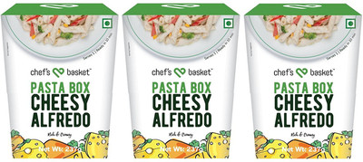 

Chef's Basket Cheesy Alfredo Pasta Box, 237g (Pack of 3) Pasta(Pack of 3, 237 g)