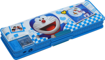 

Wembley Wimbley kids Jumbo Pencil Box with sharpener for boys & girls Wimbley kids Jumbo Pencil Box with sharpener for boys & girls Art Plastic Pencil Box(Set of 1, Blue)