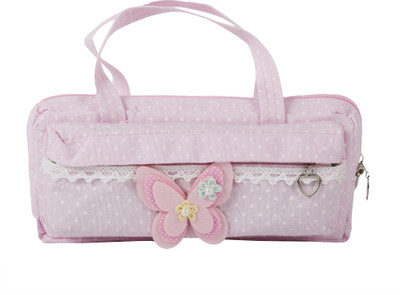 

Instabuyz Cute Print Trendy Latest Zipper Pencil / Pen Pouch Box / Multipurpose Organizer Case Latest Zipper Pencil Pouch Box / Pen Bag Pouch Latest Design for Girls Butterfly Art Polyester Pencil Box(Set of 1, Pink)