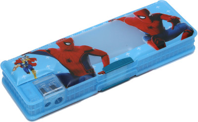 

Wembley Wimbley double sided pencil case box for boys & girls with dual sharpener - Spiderman Wimbley double sided pencil case box for boys & girls with dual sharpener - Spiderman Art Plastic Pencil Box(Set of 1, Blue)
