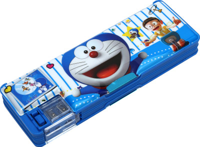 

Wembley Wimbley Pencil Box double sided for Kids with Sharpener Wimbley Pencil Box double sided for Kids with Sharpener Art Plastic Pencil Box(Set of 1, Blue)