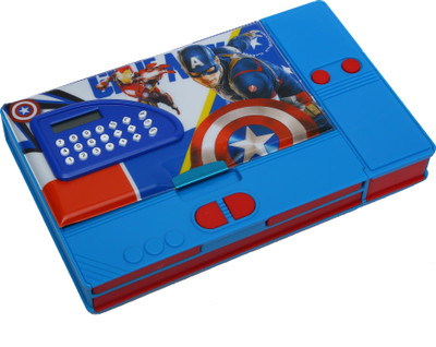 

Wembley Wimbley Marvel Gadget Jumbo Pencil Box with Avengers characters Wimbley Marvel Gadget Jumbo Pencil Box with Avengers characters Art Plastic Pencil Box(Set of 1, Blue)