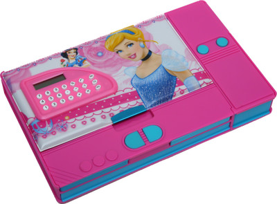 

Wembley Wimbley Girls Jumbo Pencil Box with In built Calculator & Sharpener for Kids - Cinderella Wimbley Girls Jumbo Pencil Box with In built Calculator & Sharpener for Kids - Cinderella Art Plastic Pencil Box(Set of 1, Pink)