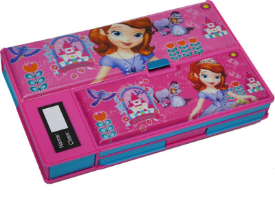 

Wembley Wimbley Dual side Multifunctional Pencil Box With Calculator For Kids Wimbley Dual side Multifunctional Pencil Box With Calculator For Kids Art Plastic Pencil Box(Set of 1, Pink)
