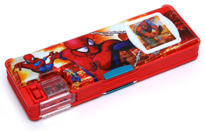 

Wembley Wimbley Multipurpose Pencil Box with calculator & dual sharpner - Spiderman Wimbley Multipurpose Pencil Box with calculator & dual sharpner - Spiderman Art Plastic Pencil Box(Set of 1, Red)