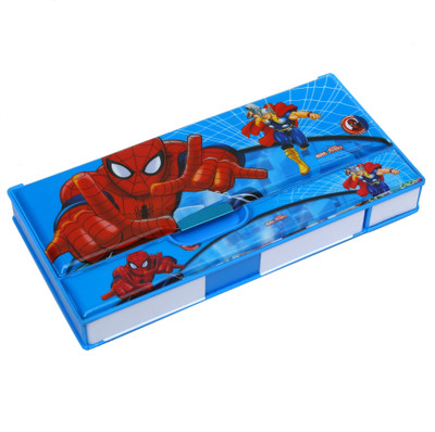 

Wembley Wimbley Spider-Man Multi-Purpose Pencil Box For Kids with In built Sharpener Wimbley Spider-Man Multi-Purpose Pencil Box For Kids with In built Sharpener Art Plastic Pencil Box(Set of 1, Blue)