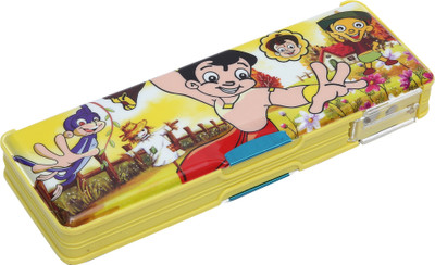 

Wembley Wimbley duel side magnetic Pencil Box for Kids with Sharpener Wimbley duel side magnetic Pencil Box for Kids with Sharpener Art Plastic Pencil Box(Set of 1, Yellow)