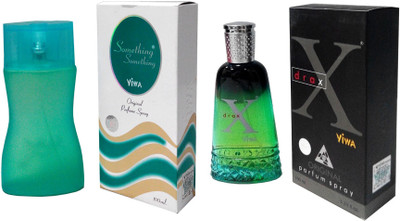 

Viwa Something something and Drax combo of 120 ml (60+60) Eau de Parfum - 120 ml(For Men & Women)