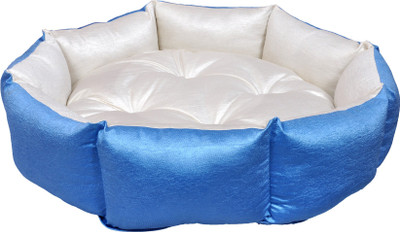 

slatters be royal store SBRS0011_L L Pet Bed(Sky Blue, Cream)