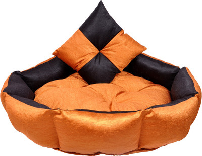 

slatters be royal store SBRS0020_XXL XXL Pet Bed(Musterd, Black)