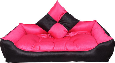 

slatters be royal store SBRS004_S S Pet Bed(Pink, Black)