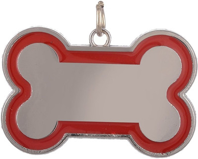 

W9 Bone Shape Collar Tag Cum Pendant For Dog / Puppy / Kitten / Cat (COLOR MAY BE VARY)-Small Plain Dog & Cat Collar Charm(Multicolor, Bone)